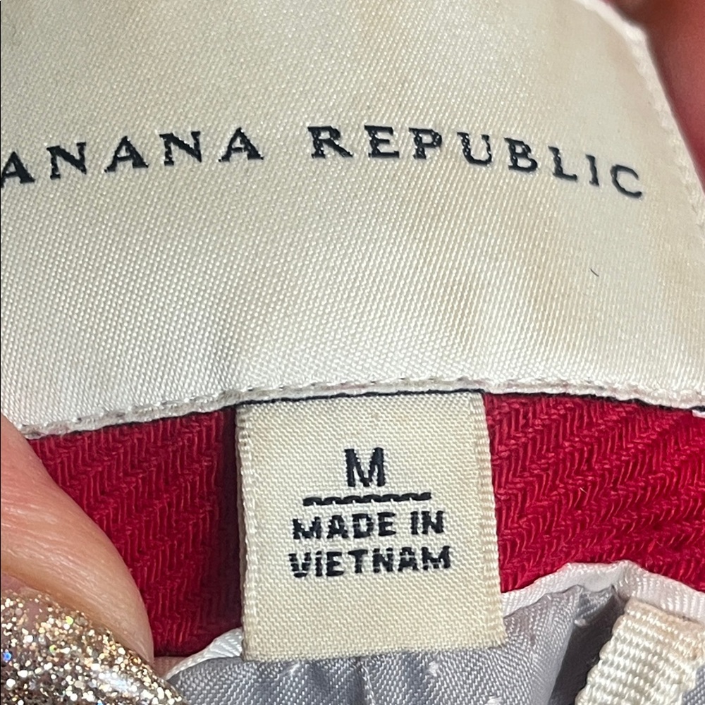 EUC Banana Republic Red Women's Trench Coat (M) - Picture 11 of 14